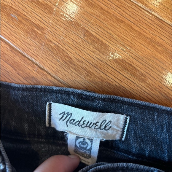 Madewell Black Mid Rise Vintage Straight Jean Women’s size 24 - Picture 3 of 5